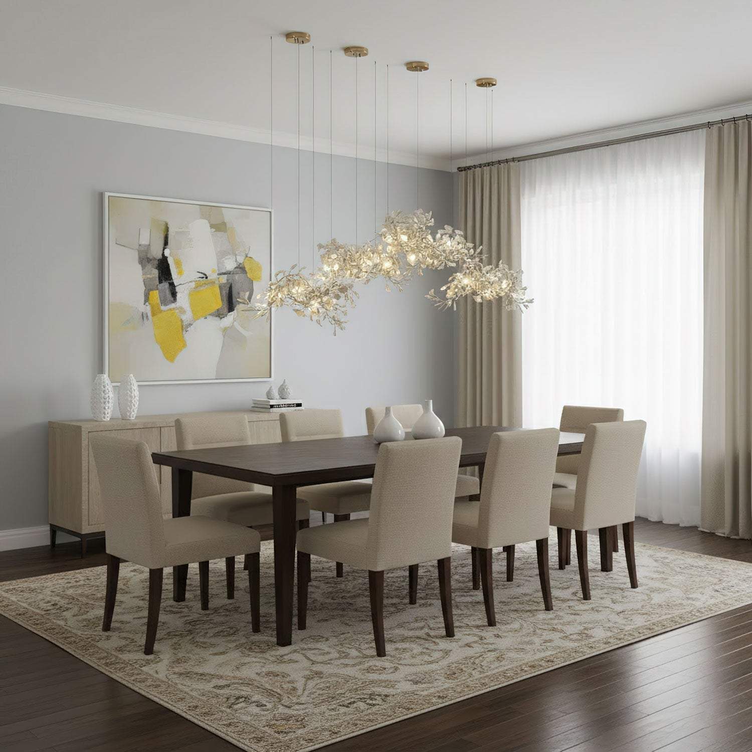 Ginkgo Cluster Chandelier