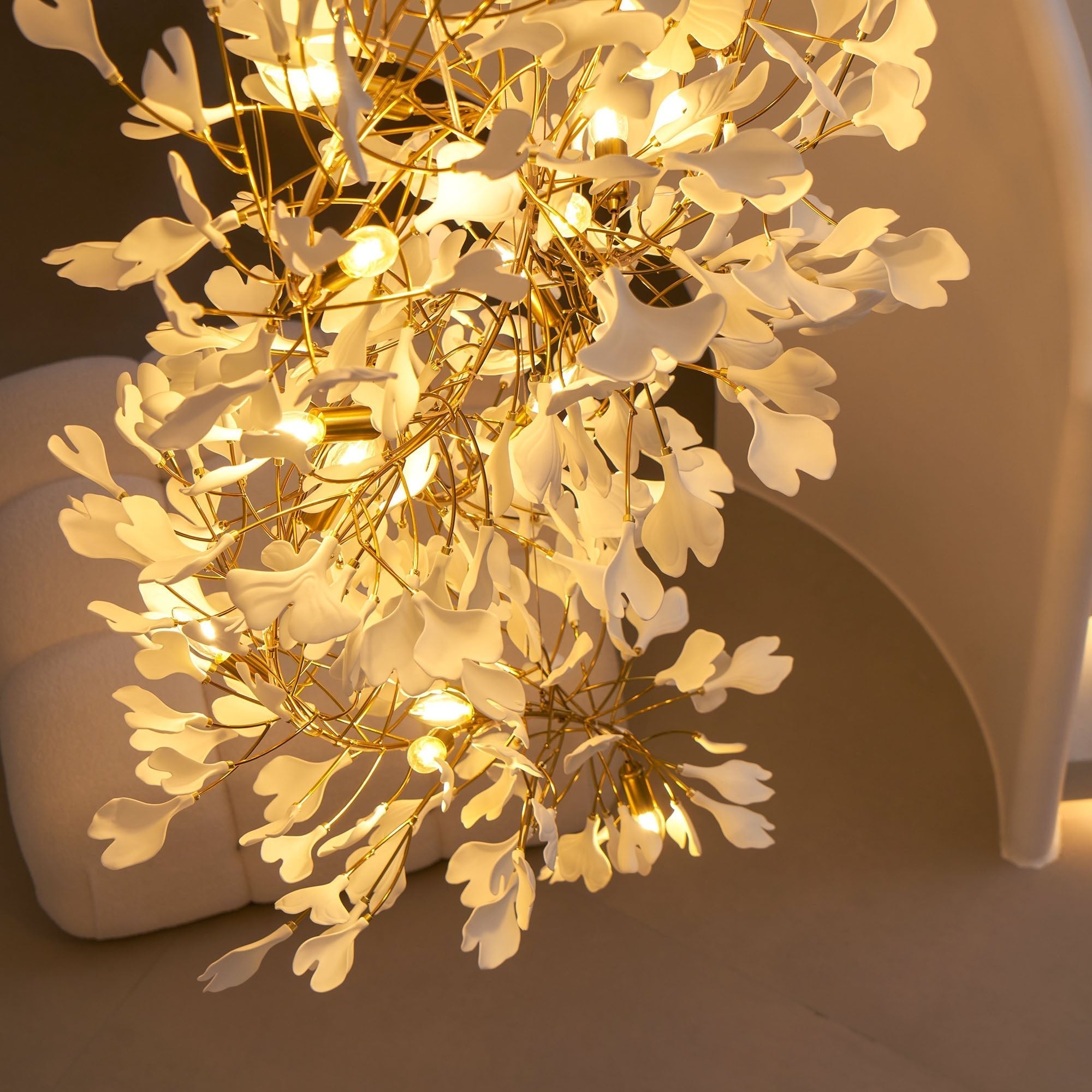 Bough Zephyr Ceramics Chandelier
