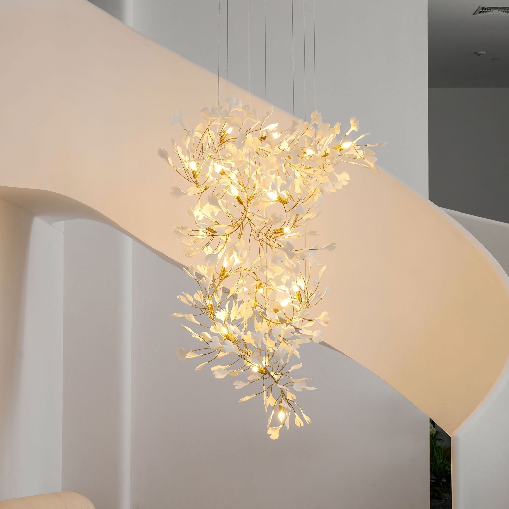 Bough Zephyr Ceramics Chandelier