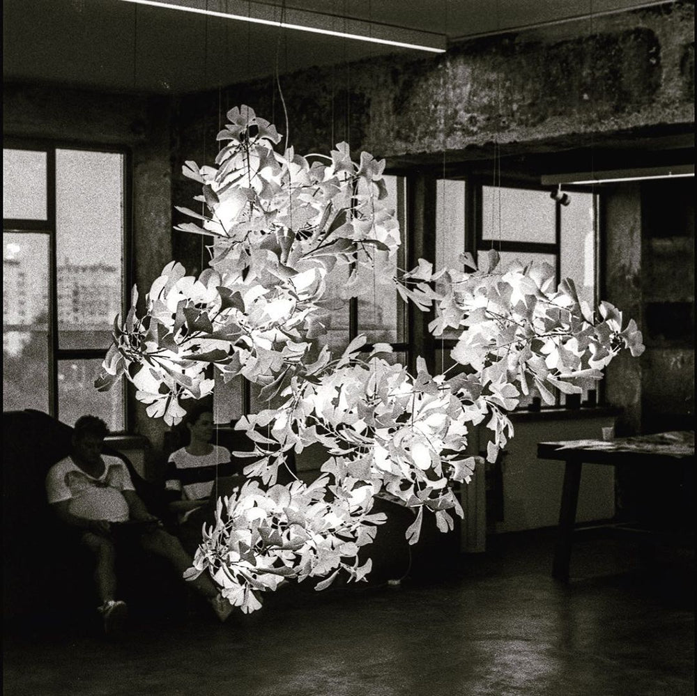 Eurzoris Gingko Leaf Chandelier