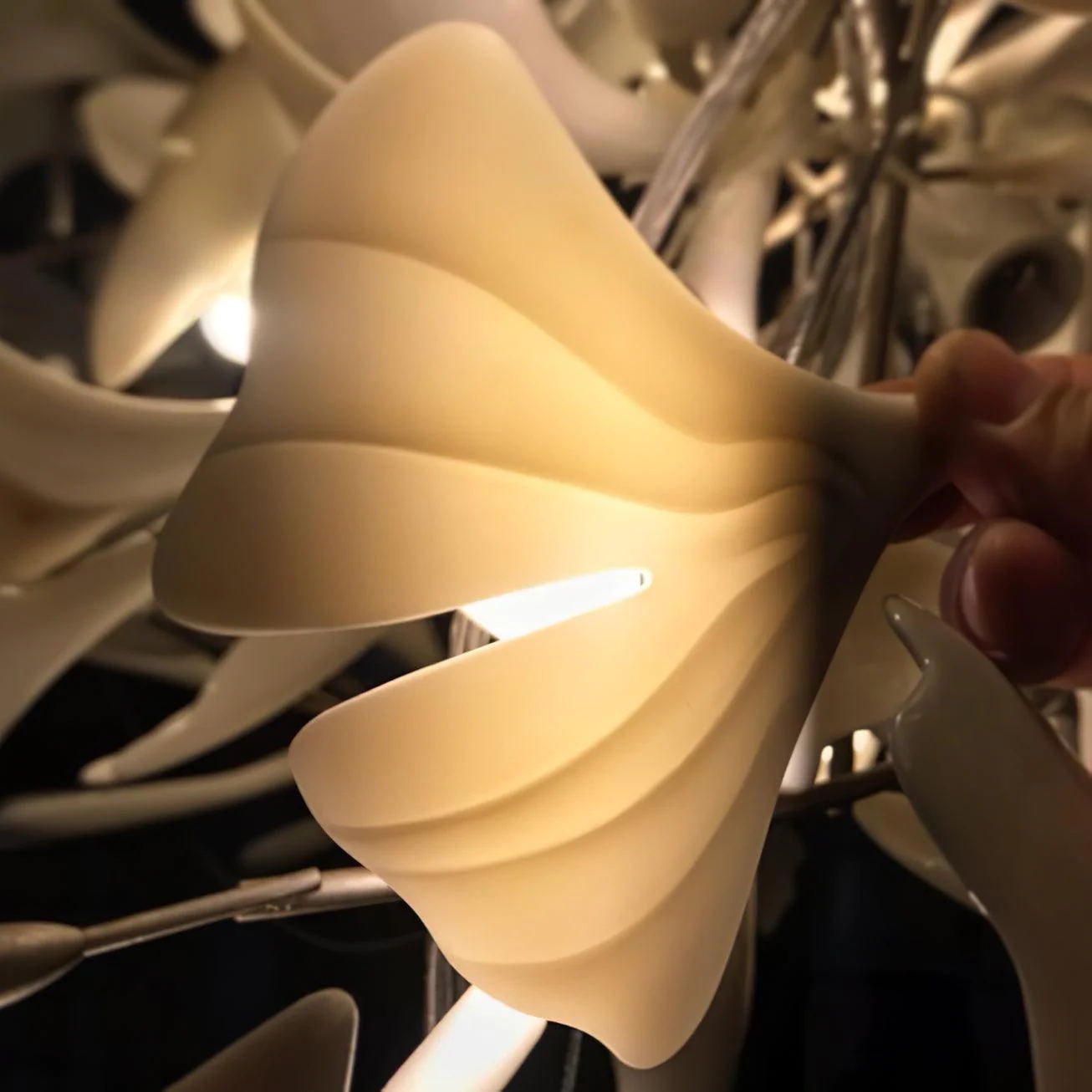 Eurzoris Gingko Leaf Chandelier