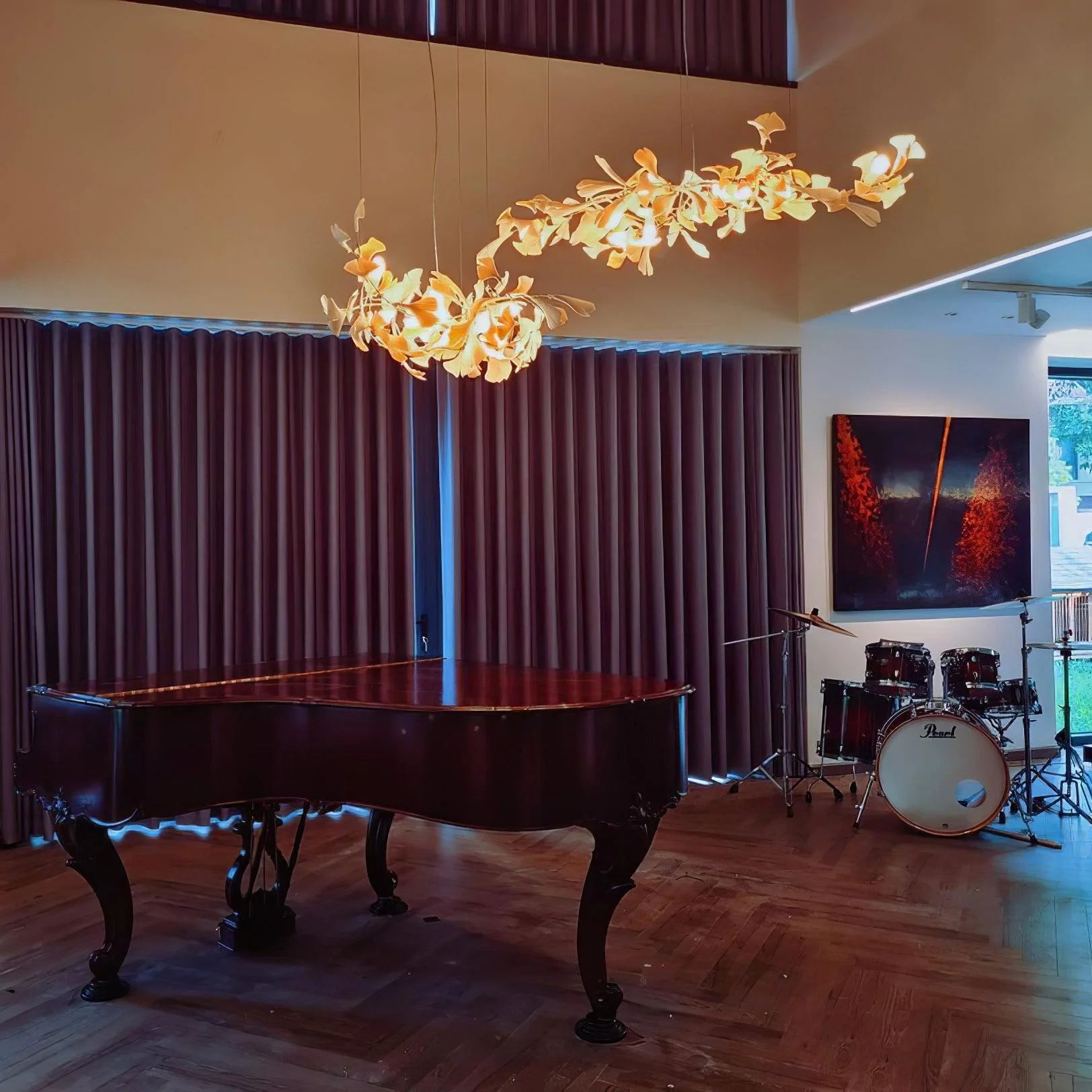 Eurzoris Gingko Leaf Chandelier