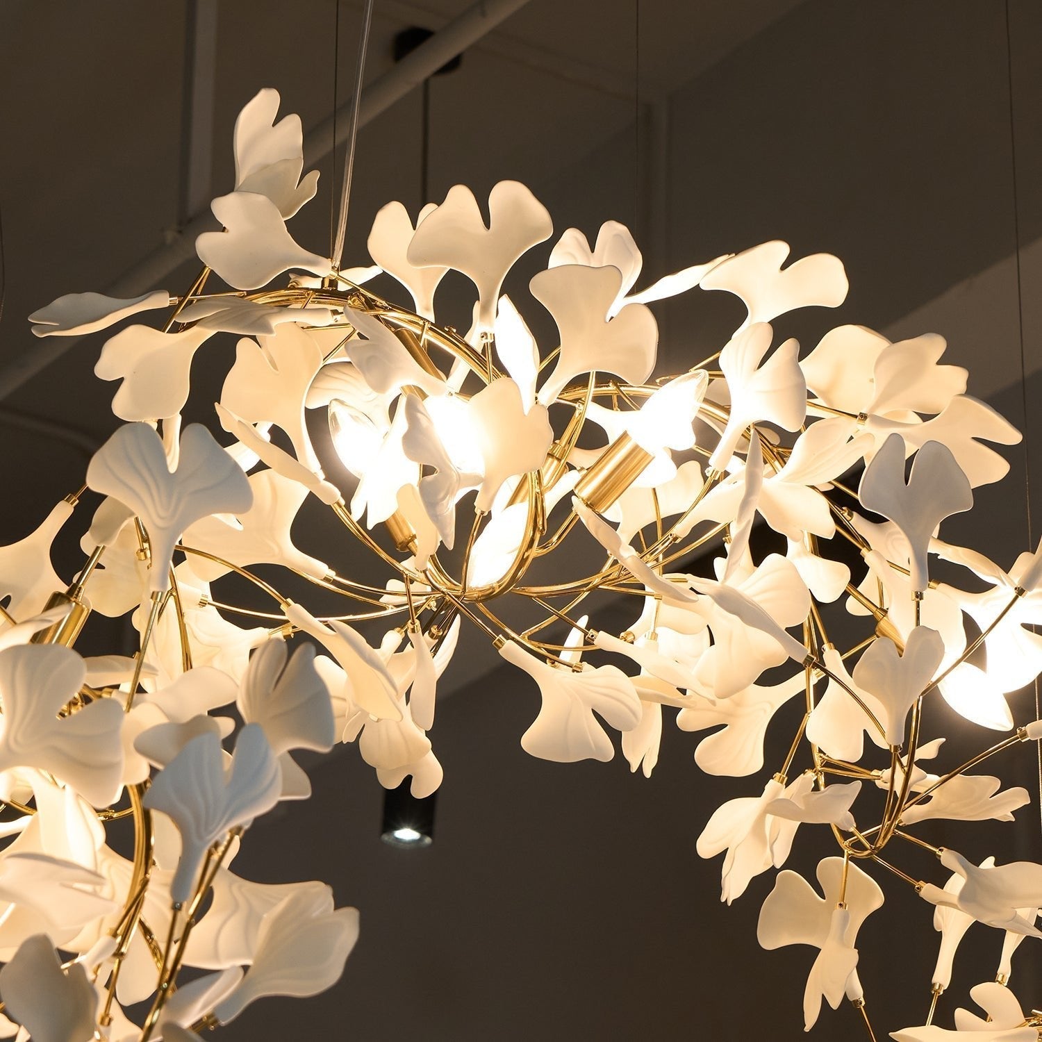 Ginkgo Cluster Chandelier