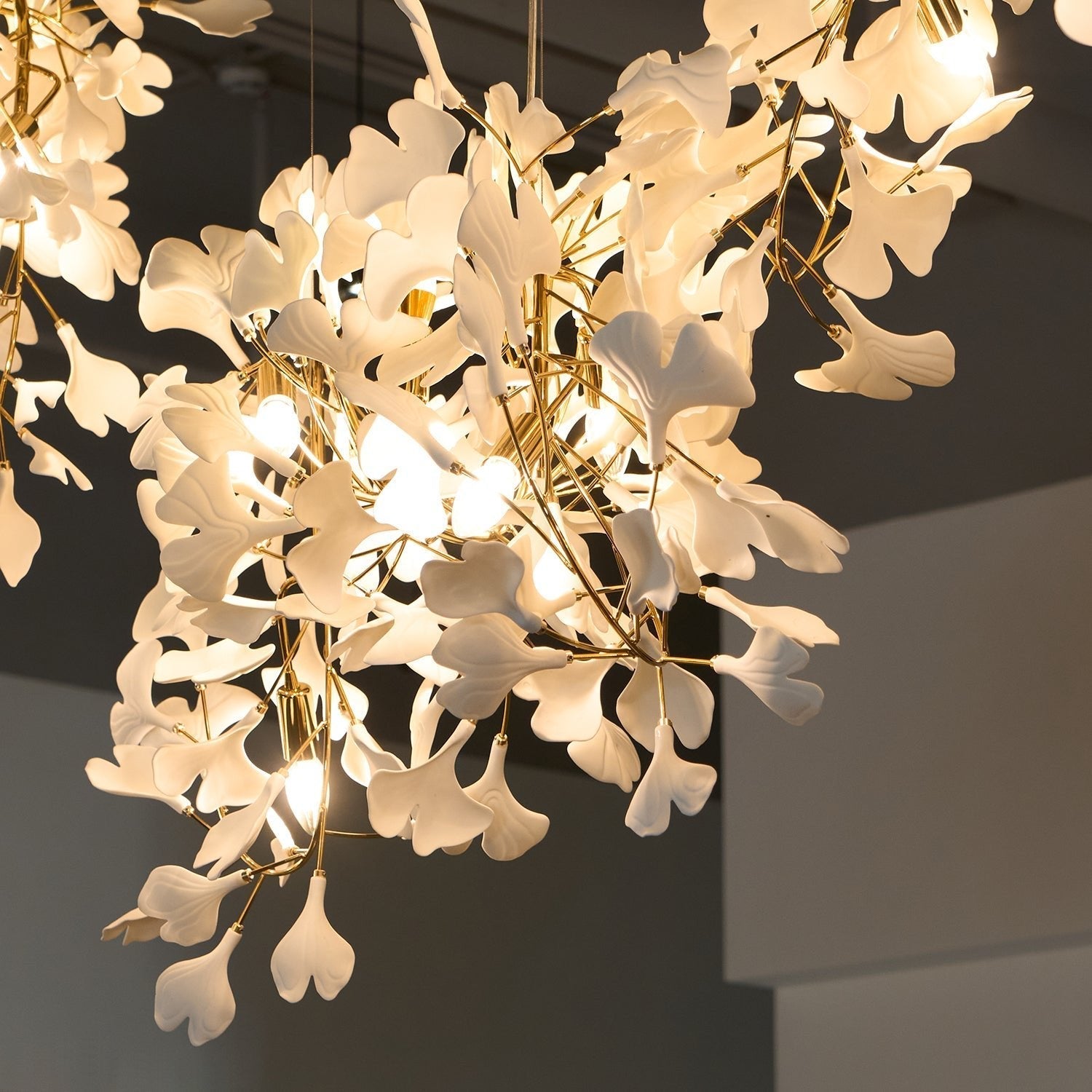 Ginkgo Cluster Chandelier