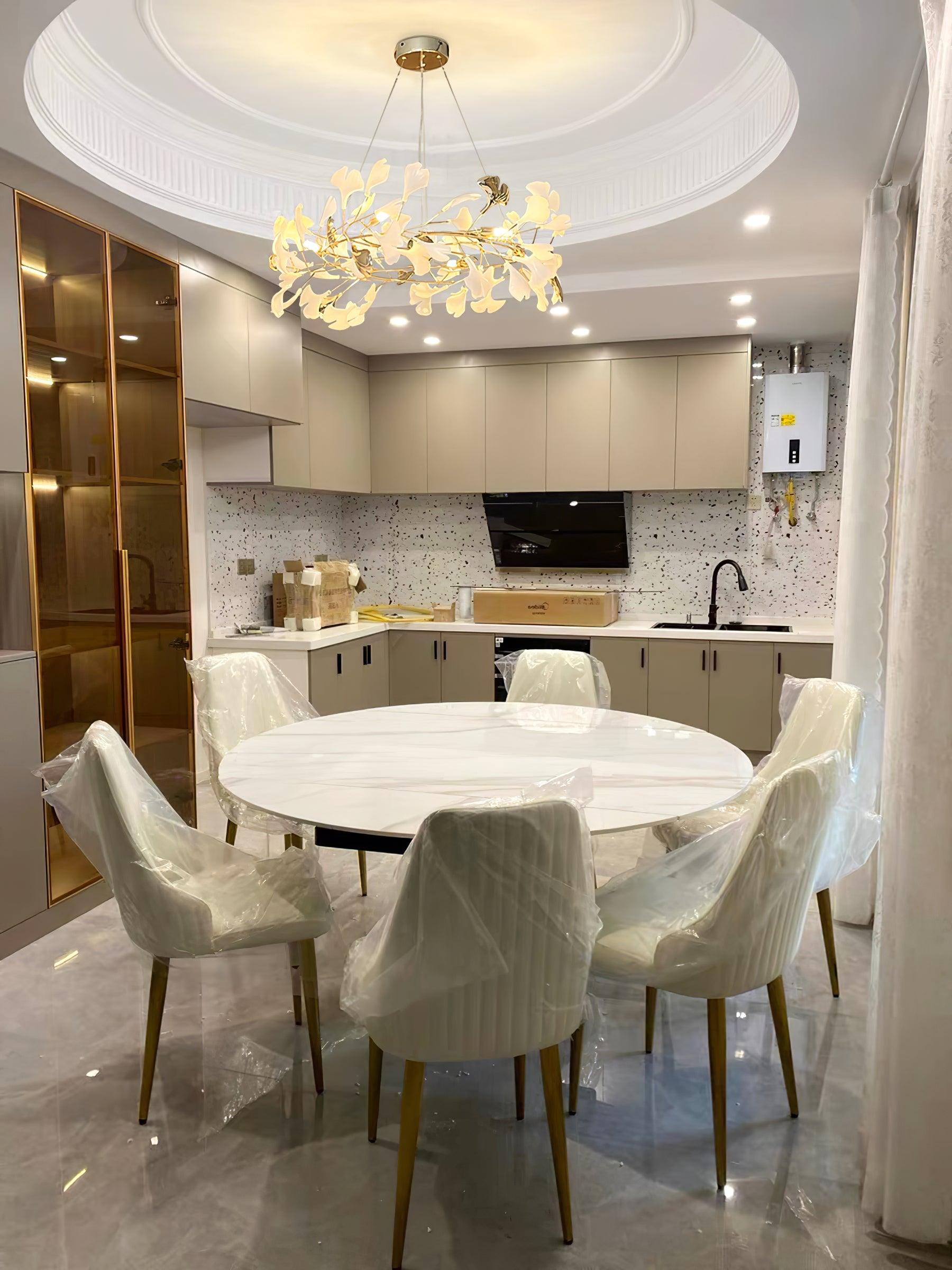 Orelalella Chandelier Gingko LED Branch
