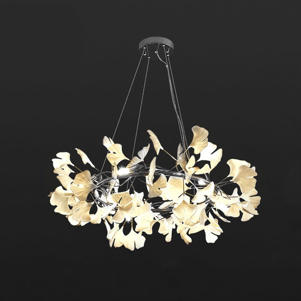 Orelalella Chandelier Gingko LED Branch
