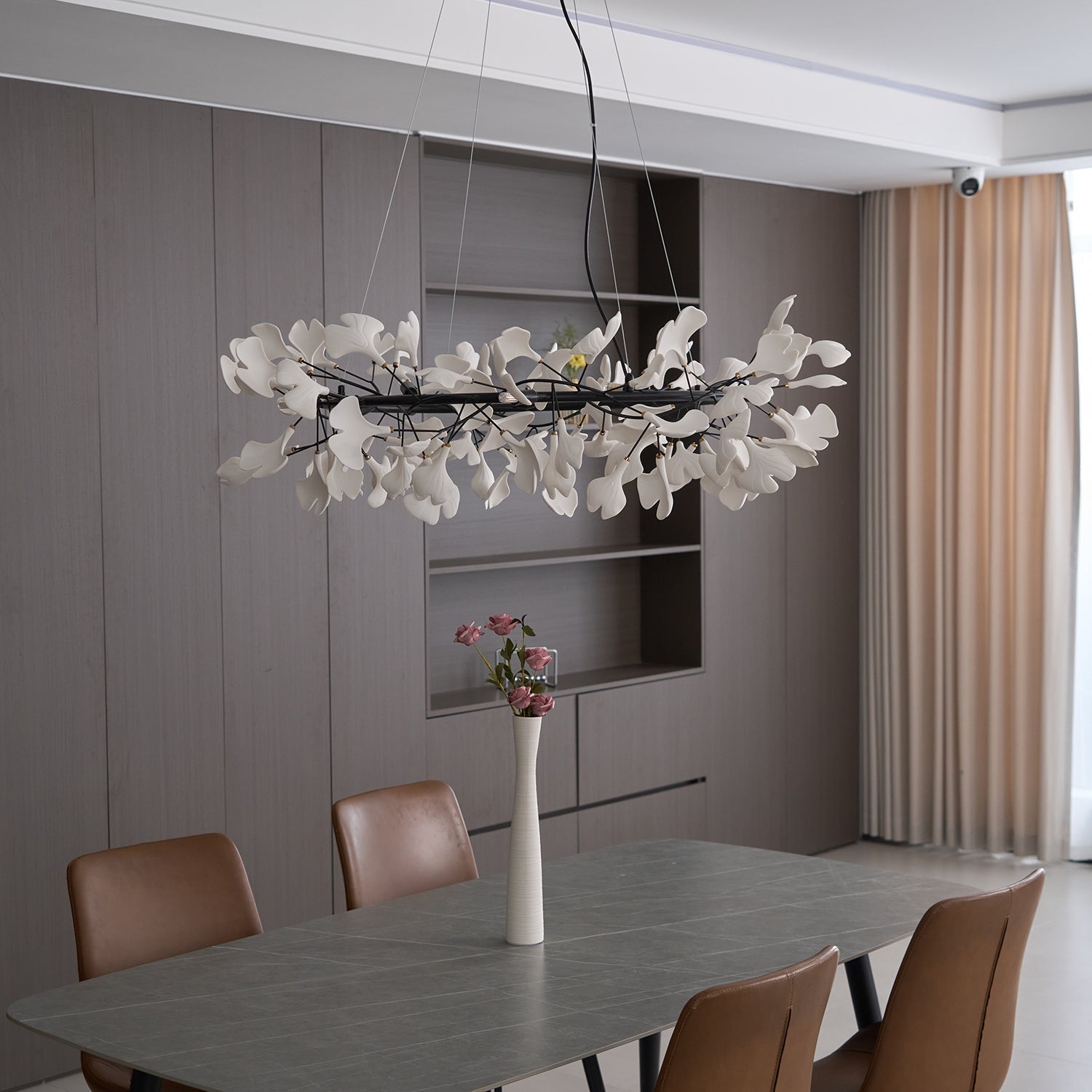Orelalella Chandelier Gingko LED Branch
