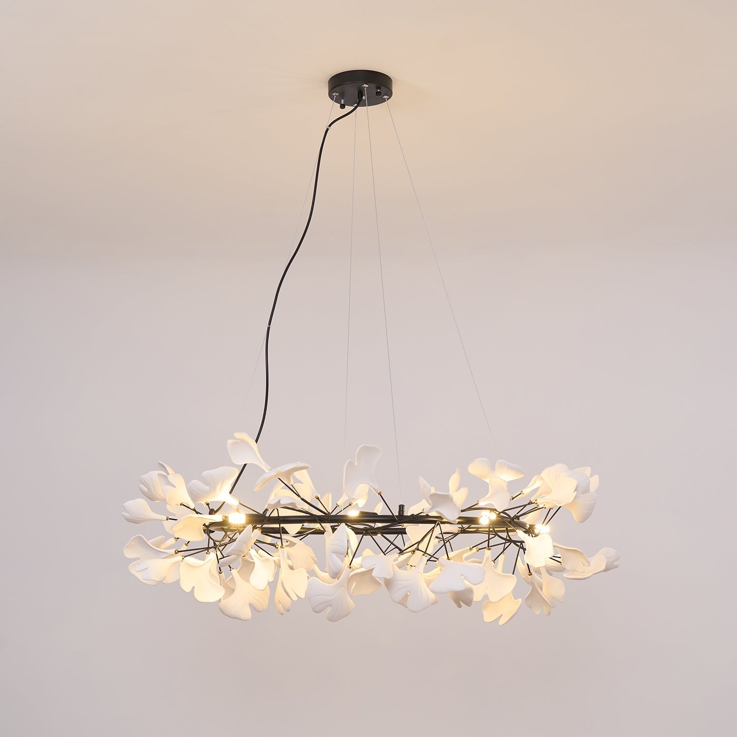 Orelalella Chandelier Gingko LED Branch