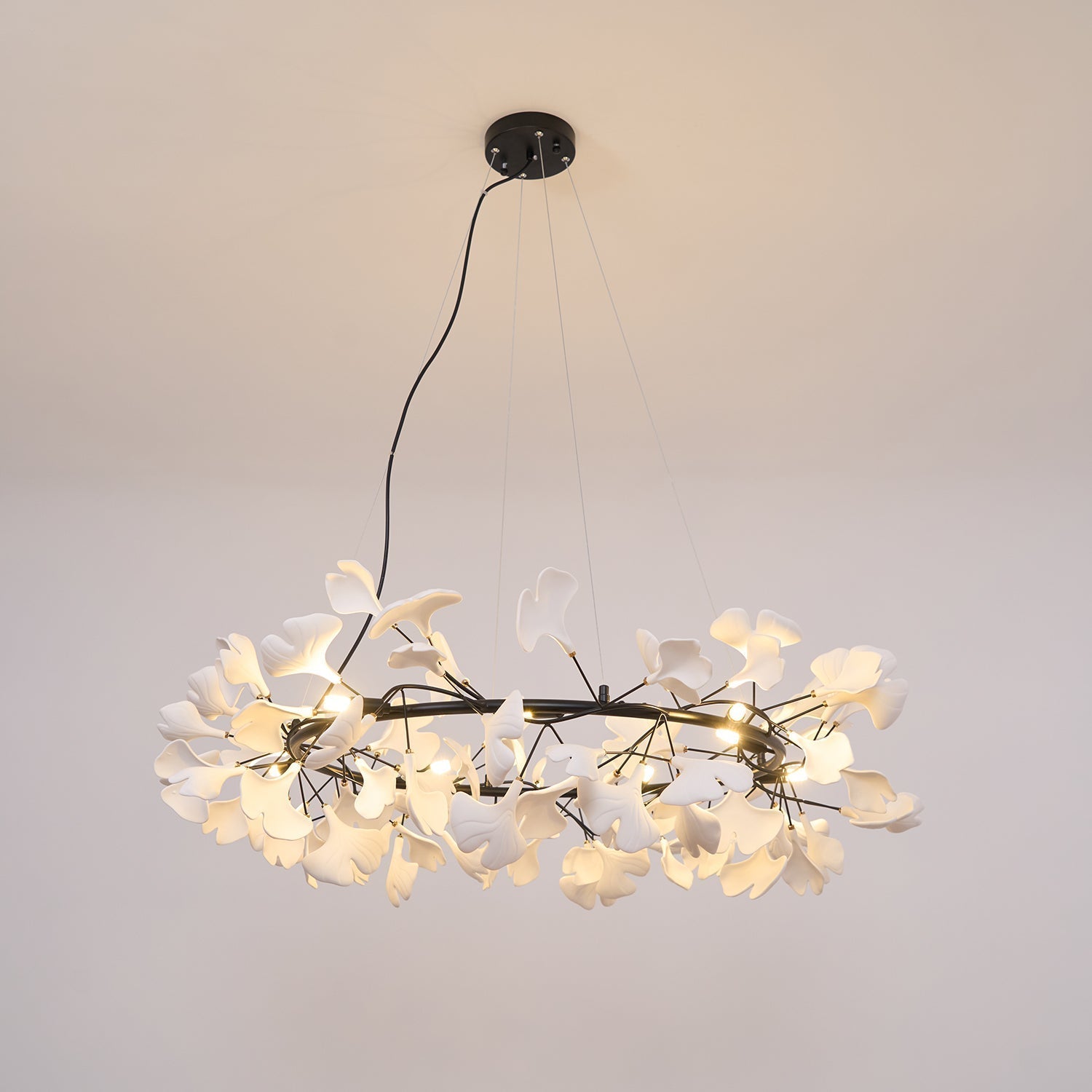 Orelalella Chandelier Gingko LED Branch