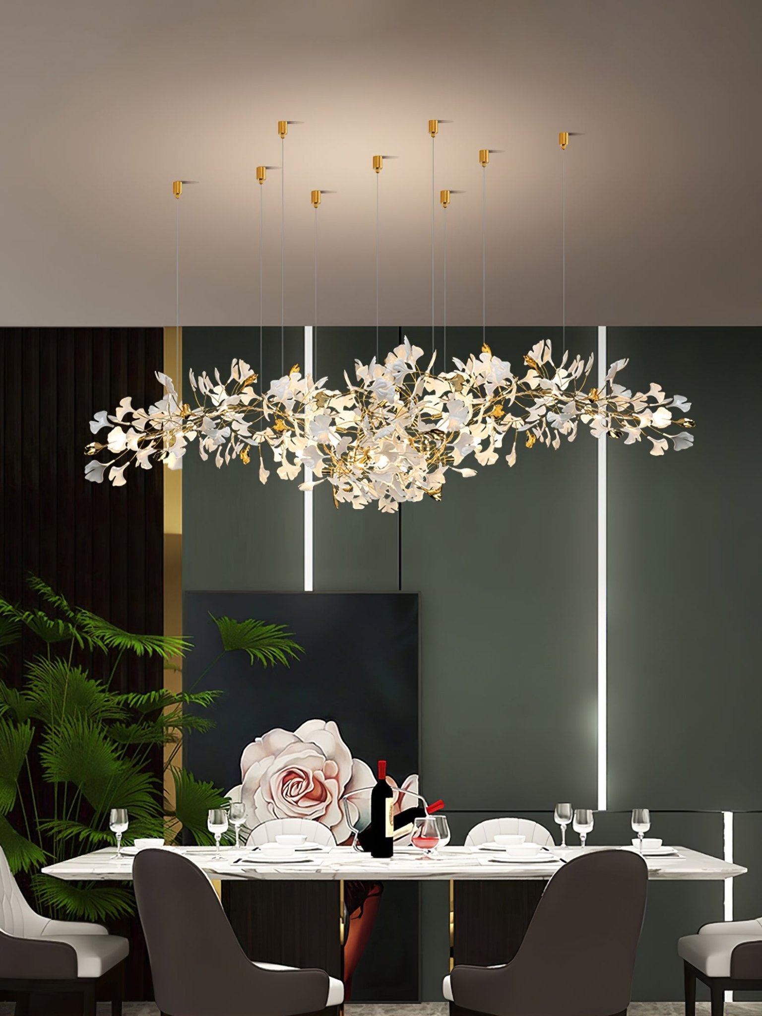 Calaena Gingko Chandelier