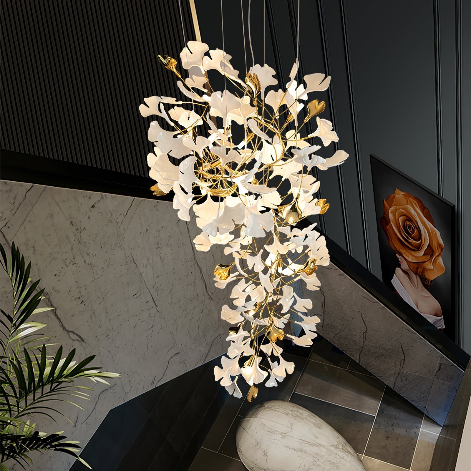 Calaena Gingko Chandelier