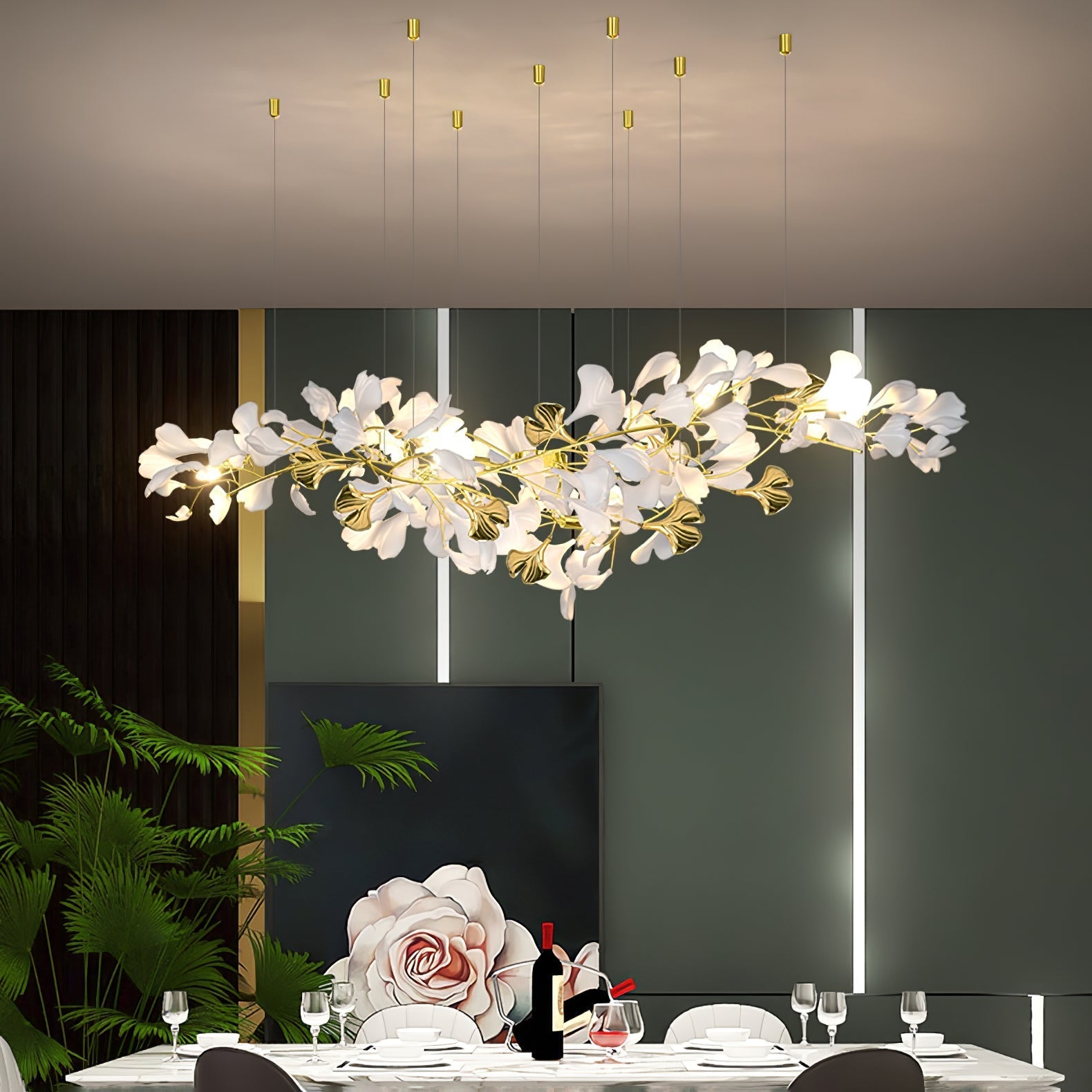 Calaena Gingko Chandelier