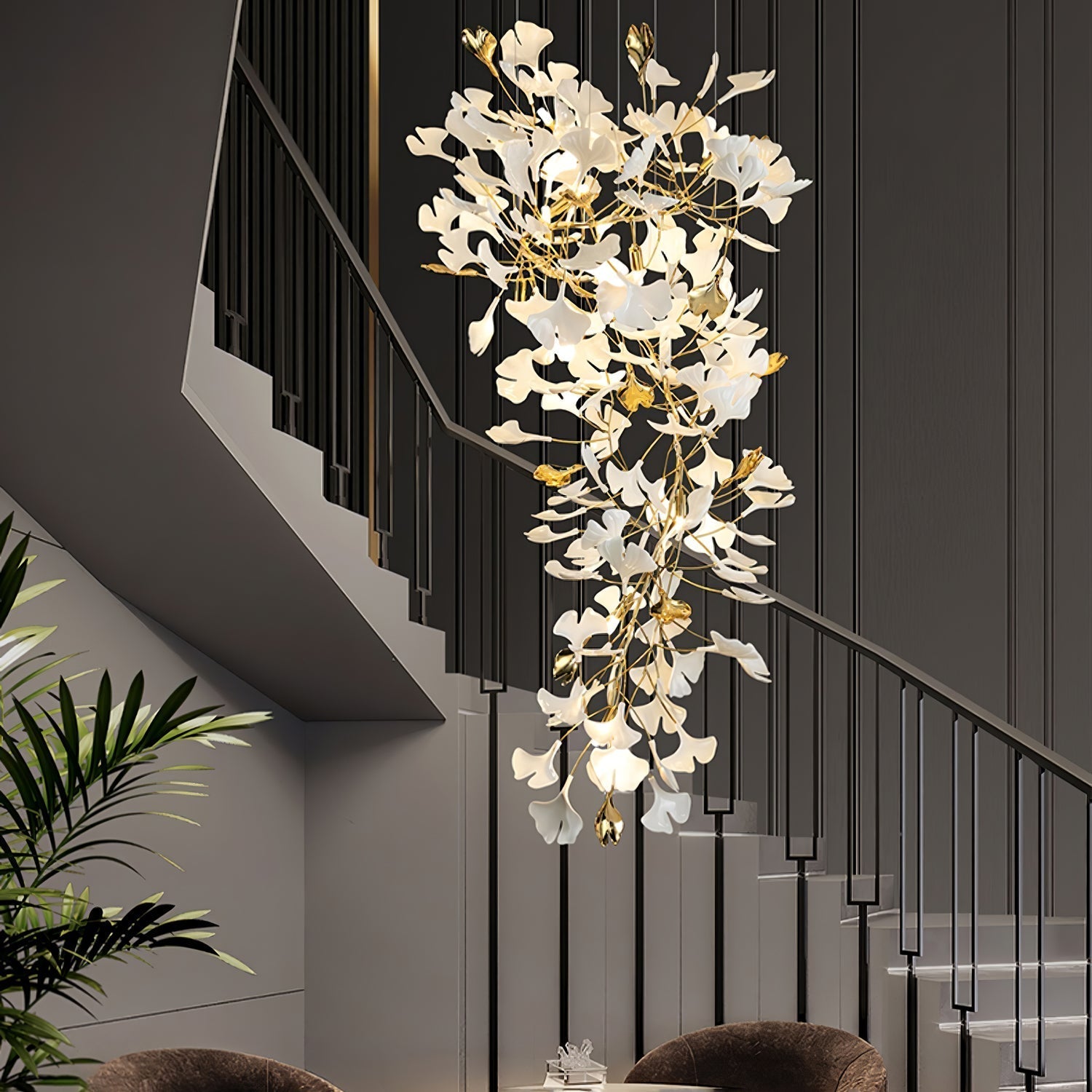 Calaena Gingko Chandelier