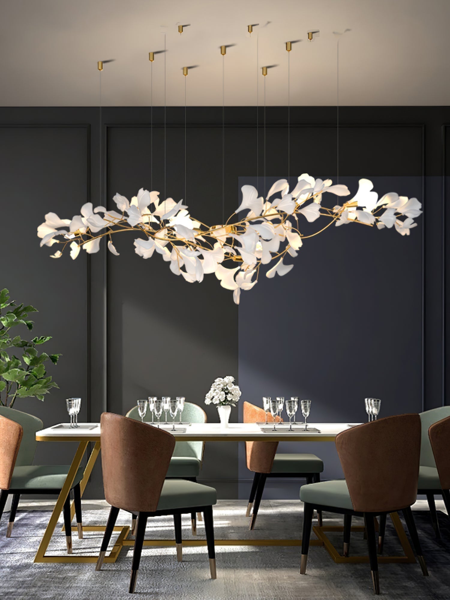 Calaena Gingko Chandelier