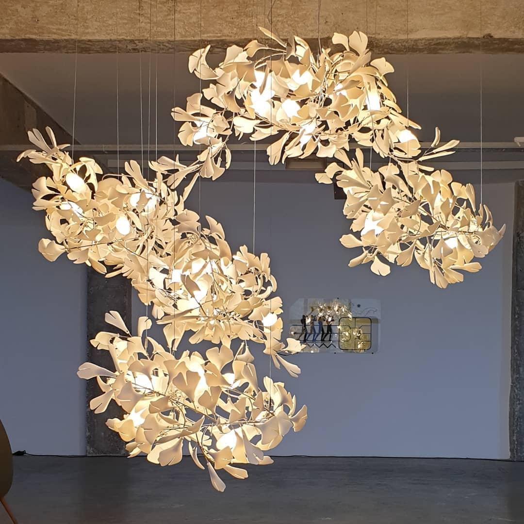 Bough Zephyr Ceramics Chandelier