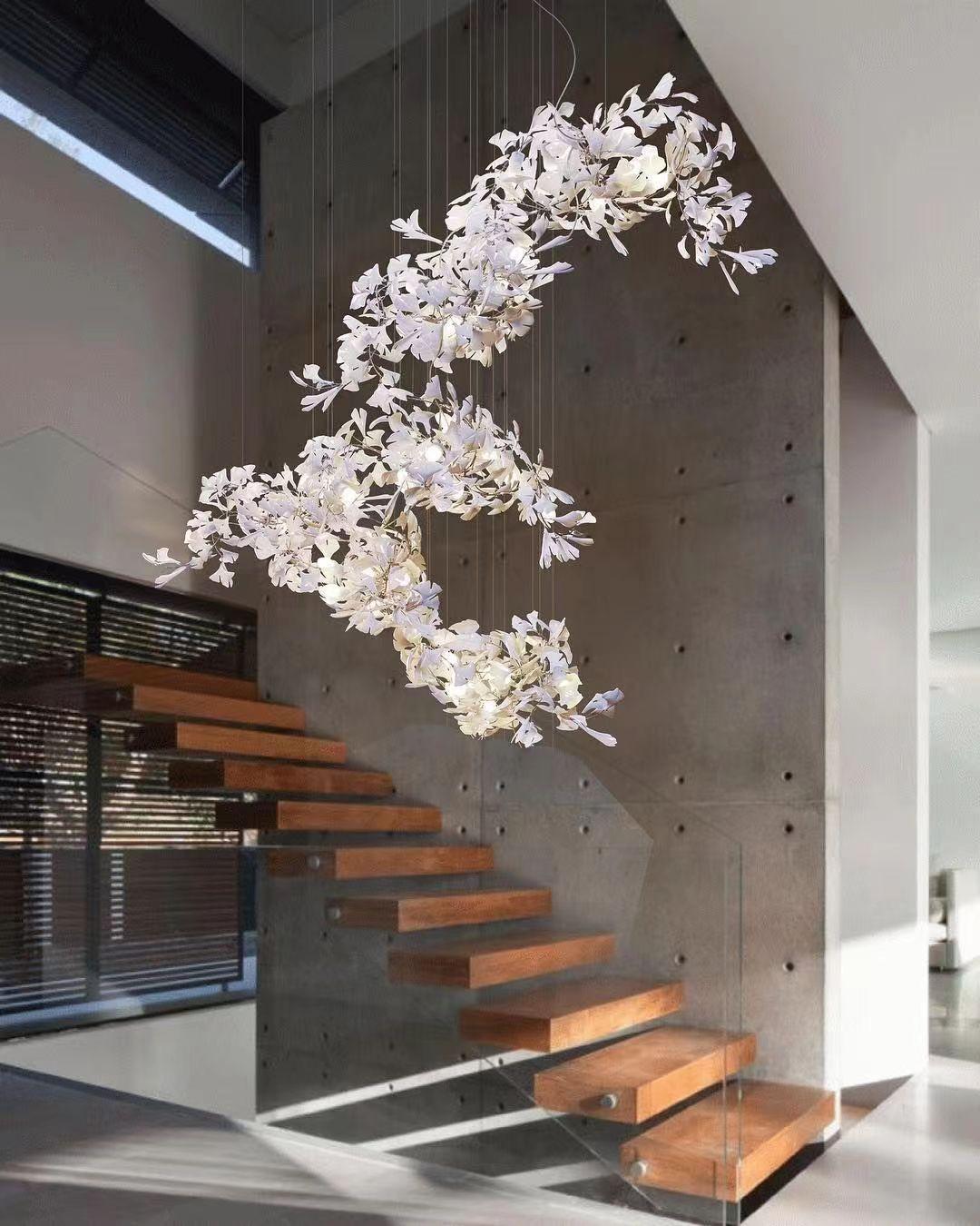 Bough Zephyr Ceramics Chandelier