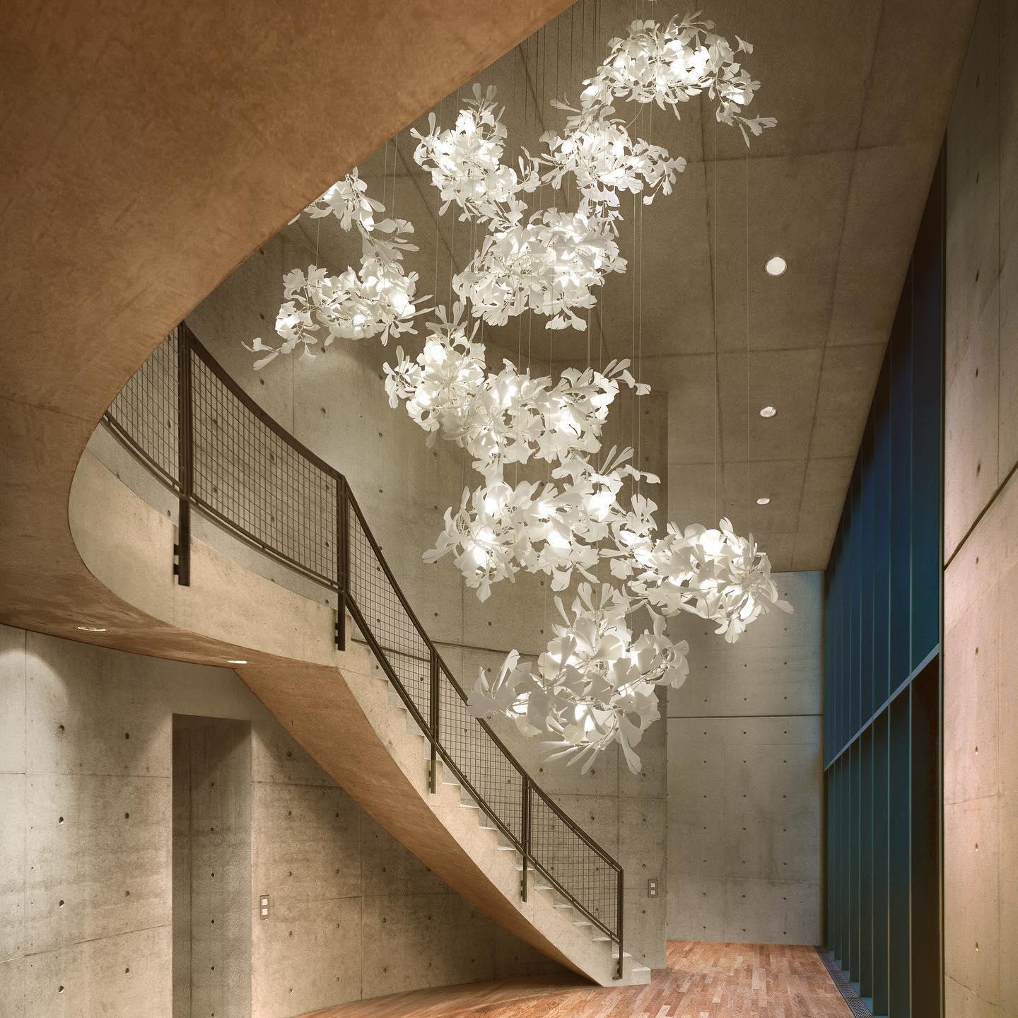 Bough Zephyr Ceramics Chandelier