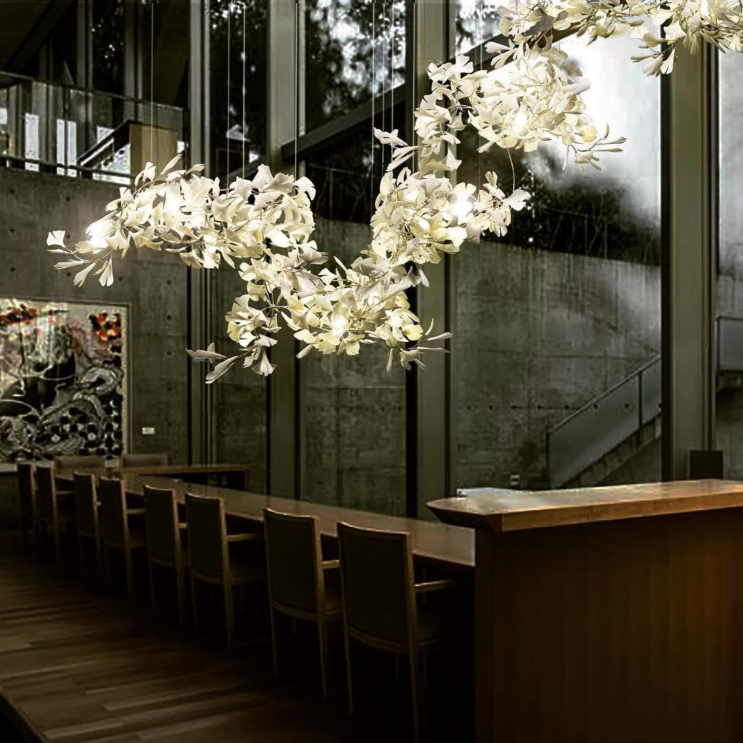 Ginkgo Cluster Chandelier