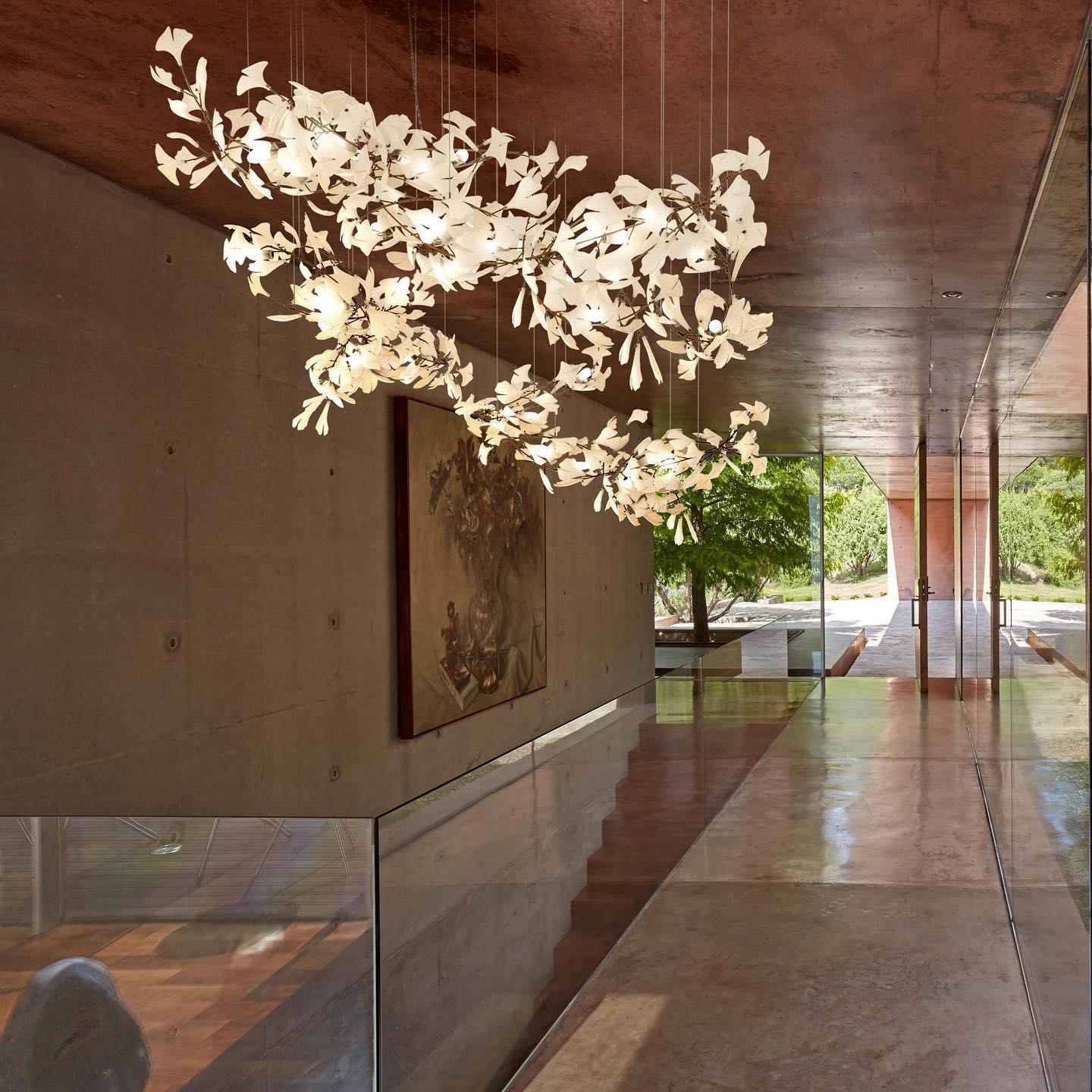 Ginkgo Cluster Chandelier