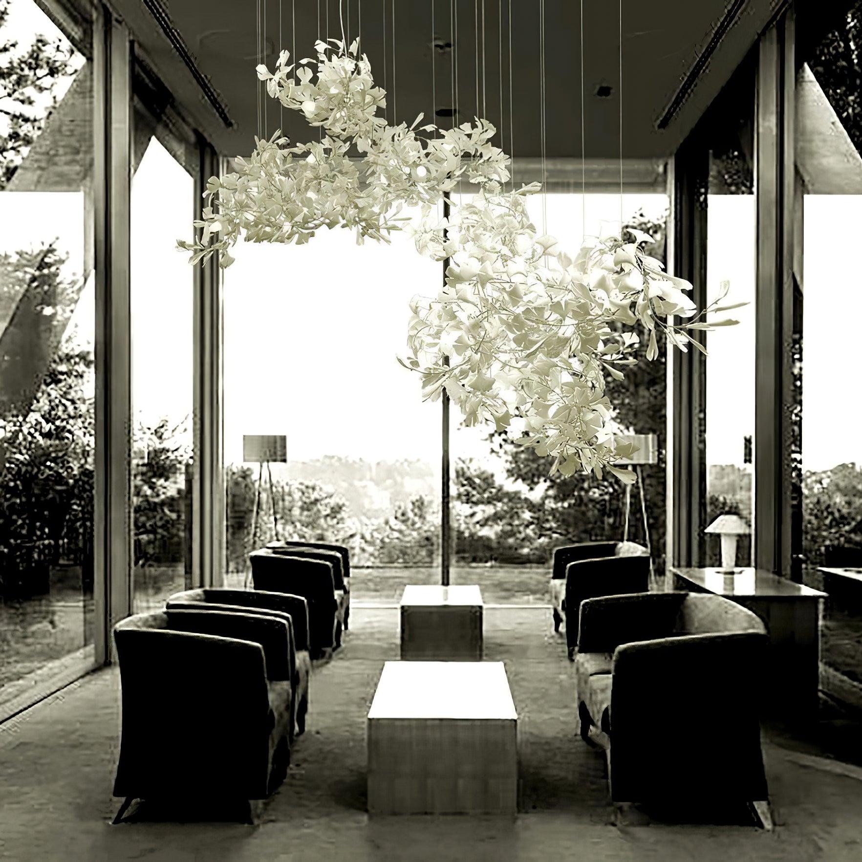 Ginkgo Cluster Chandelier