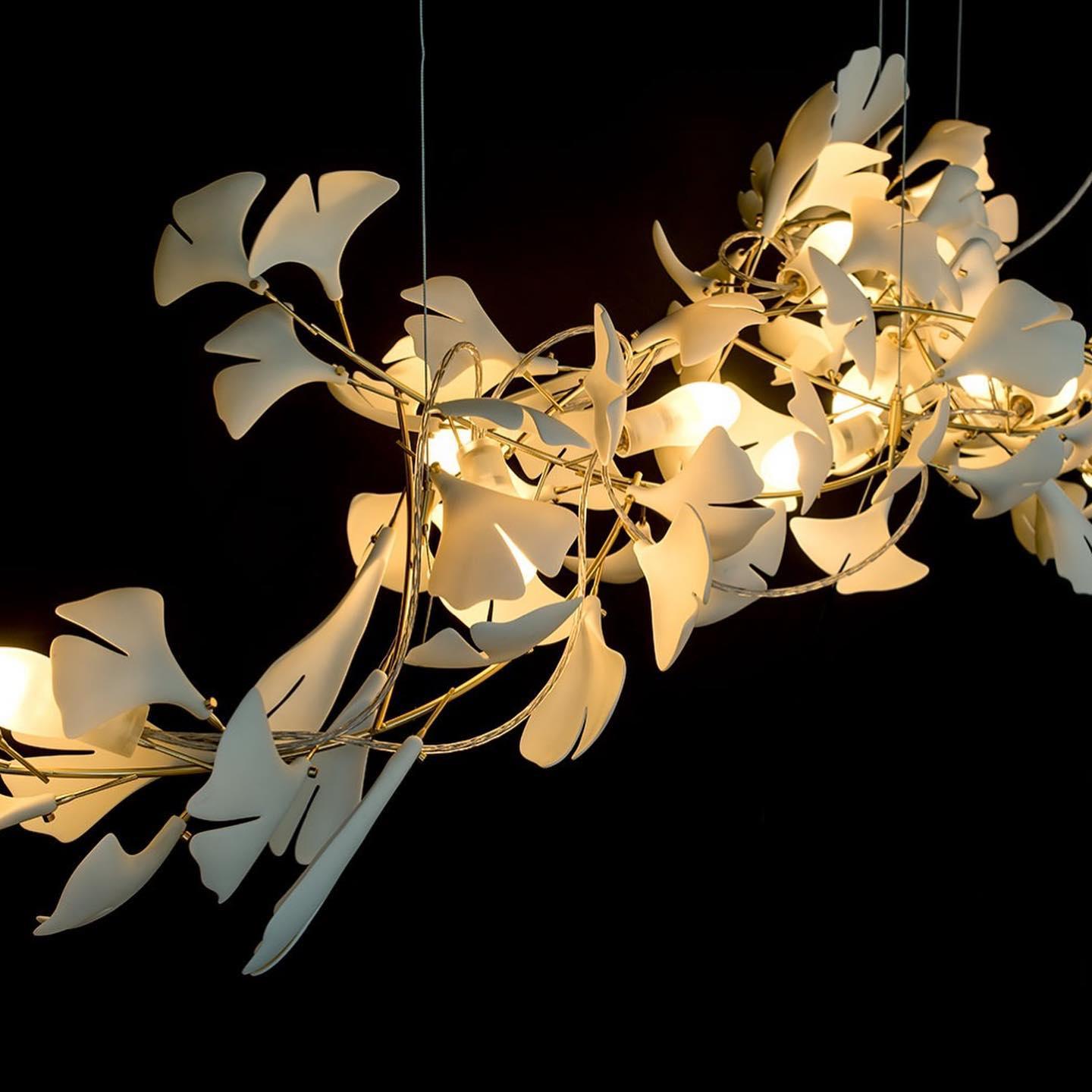 Ginkgo Cluster Chandelier