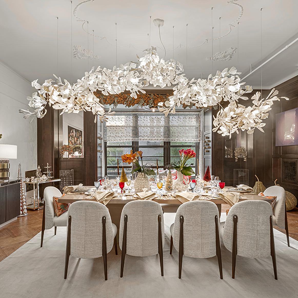 Ginkgo Cluster Chandelier