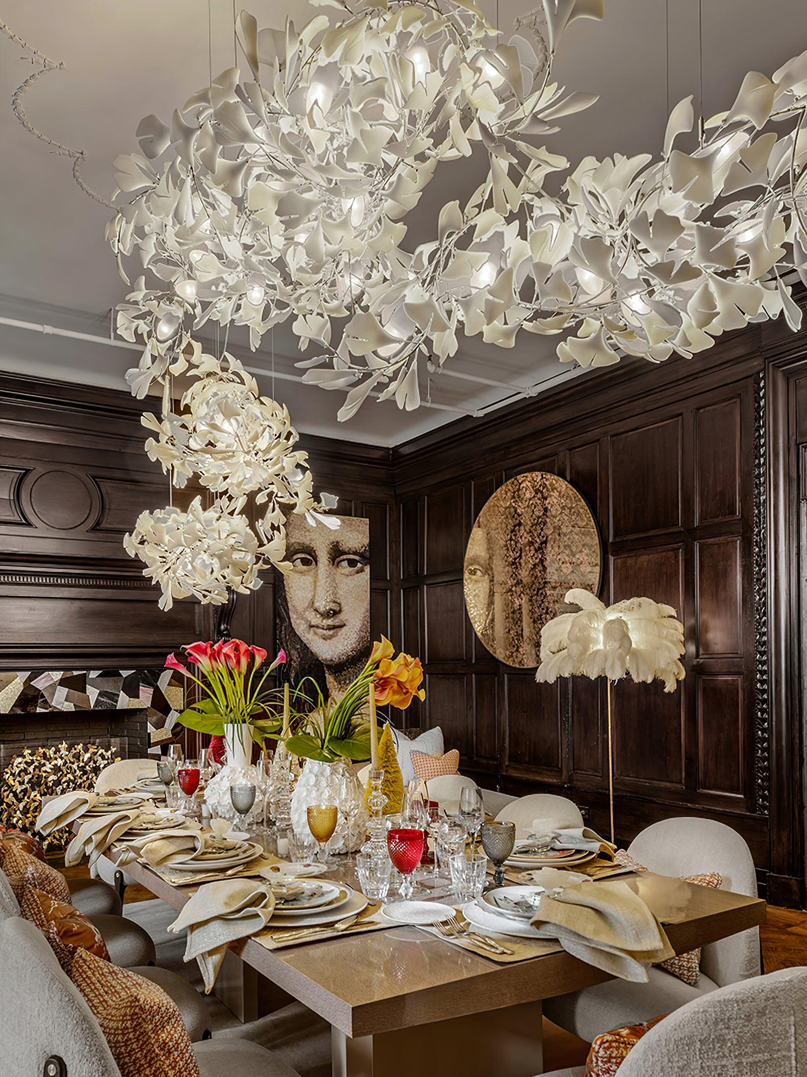 Ginkgo Cluster Chandelier