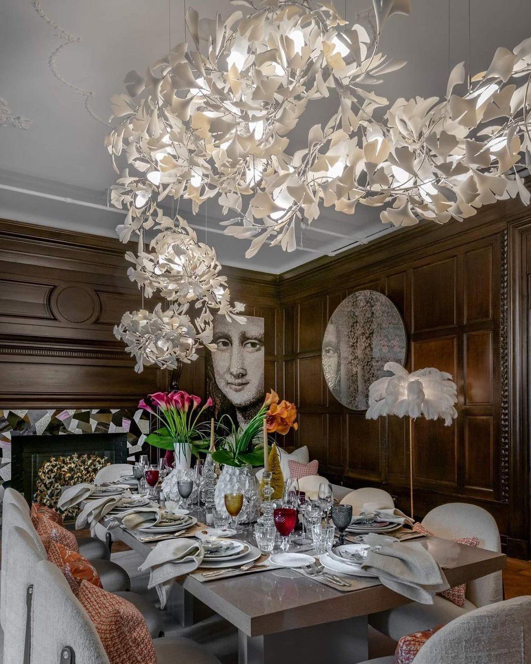 Ginkgo Cluster Chandelier