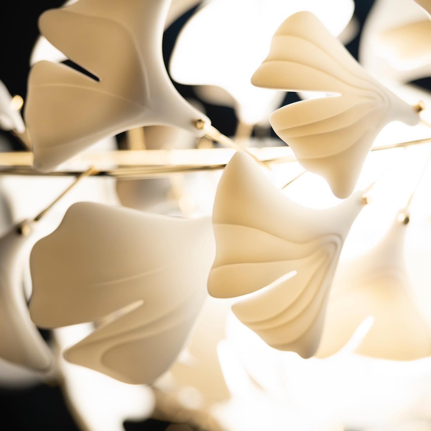 Ginkgo Cluster Chandelier