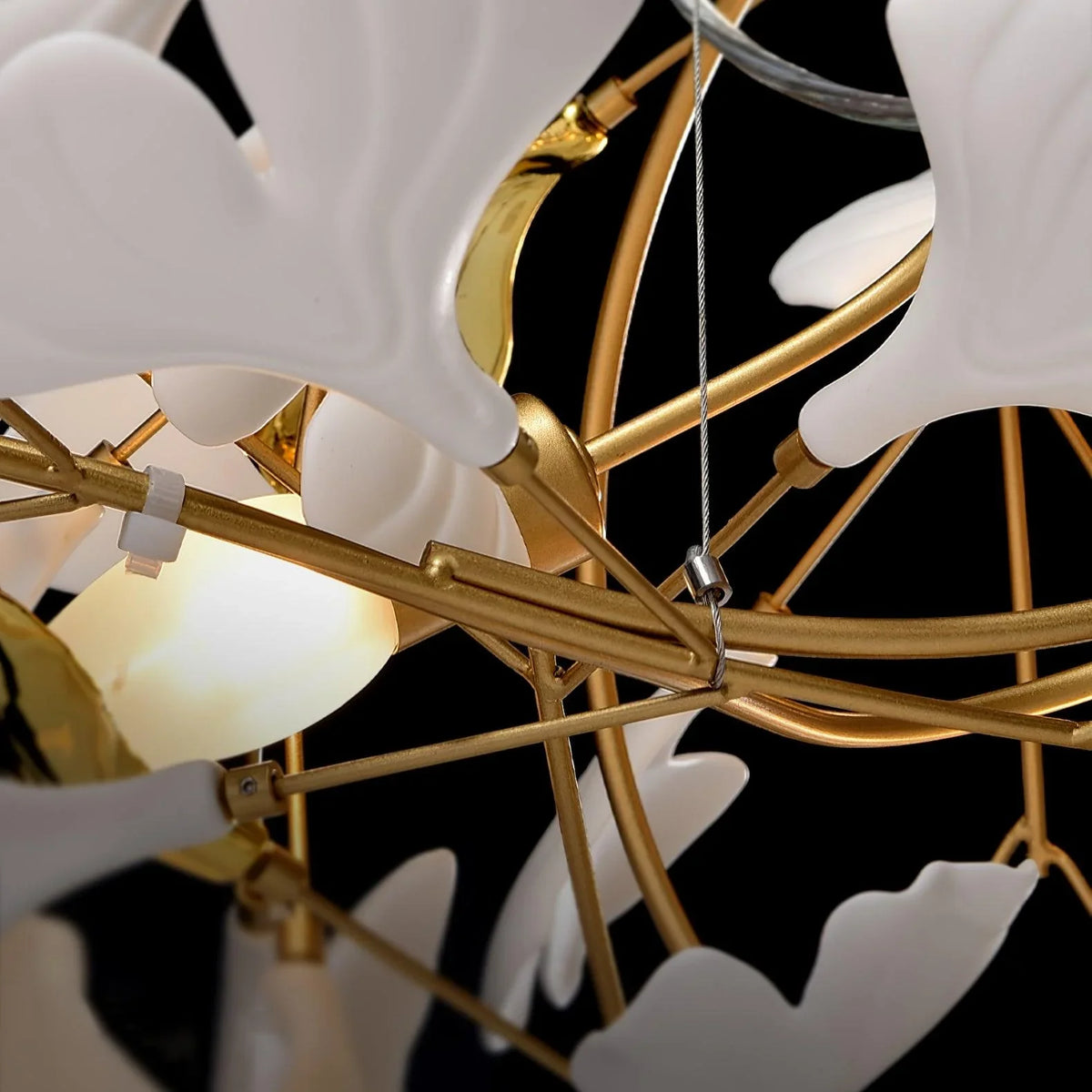 Olivia Luxury Chandelier Ceramics Living Room U Arc Shape