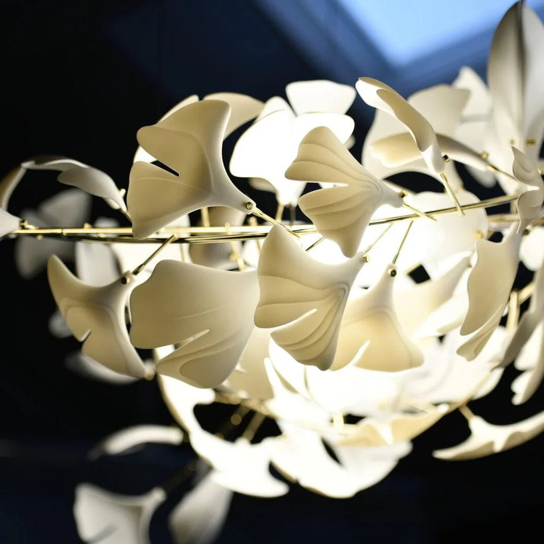 Olivia Luxury Chandelier Ceramics Living Room U Arc Shape - Neutral Decor