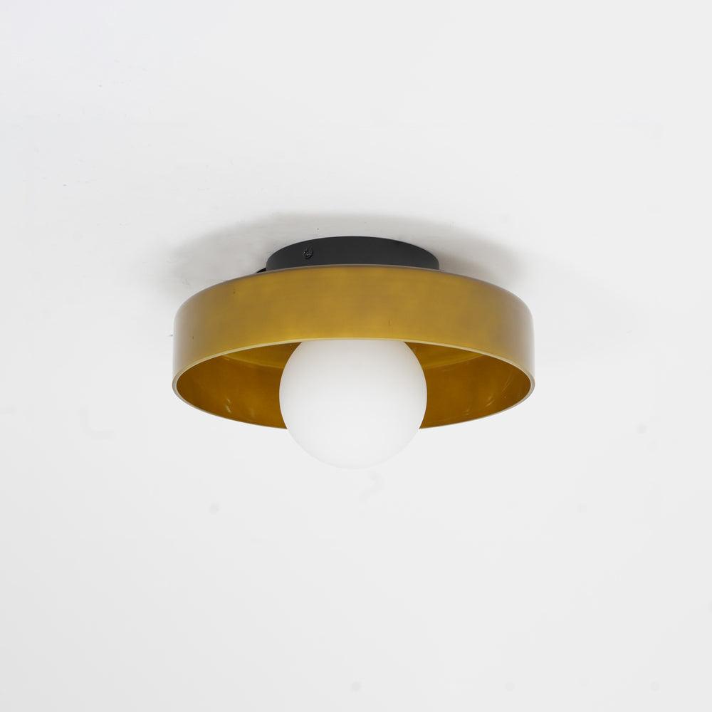Diroxen Ceiling Lamp Orange Ring Playful Sculptural