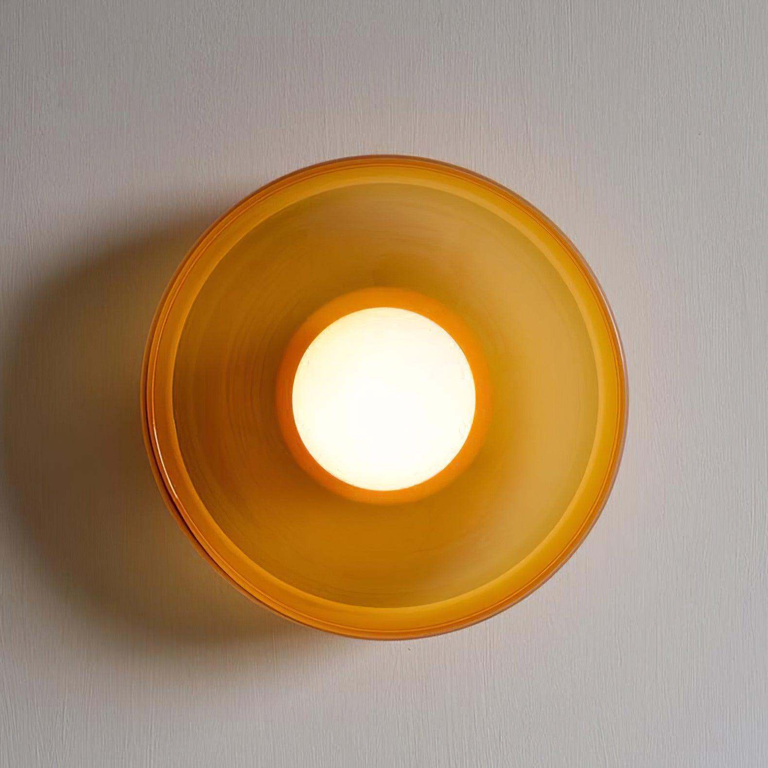 Diroxen Ceiling Lamp Orange Ring Playful Sculptural