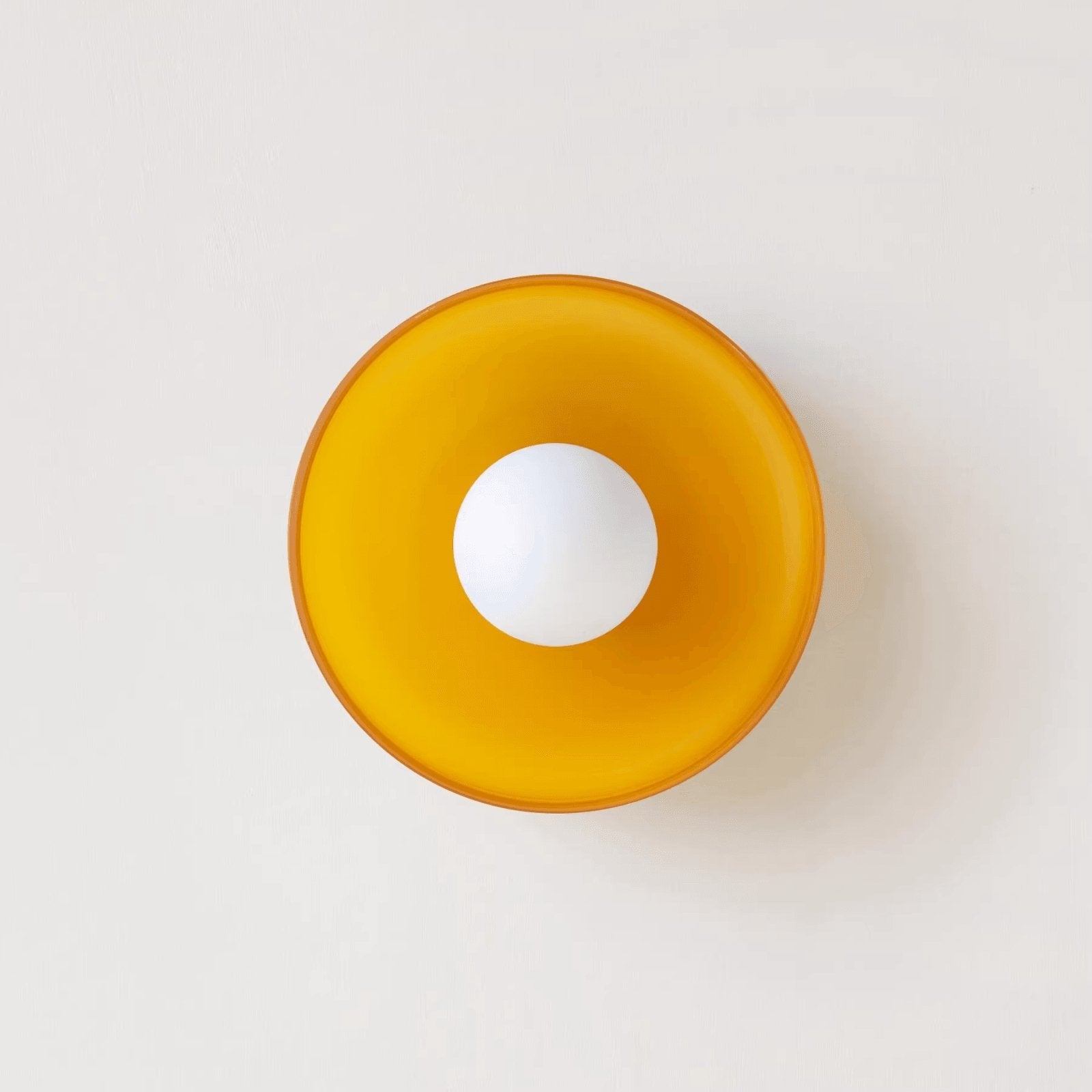 Diroxen Ceiling Lamp Orange Ring Playful Sculptural