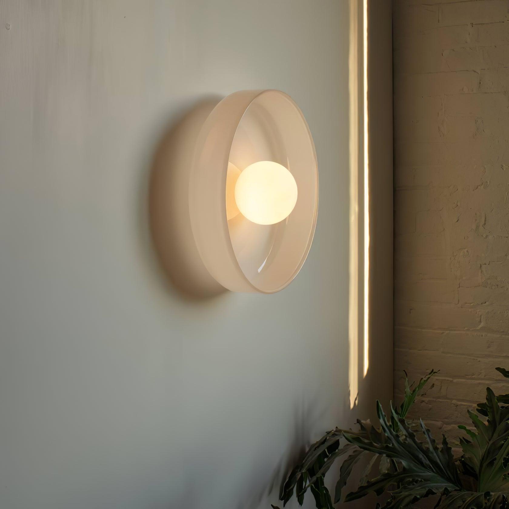 Diroxen Ceiling Lamp Orange Ring Playful Sculptural