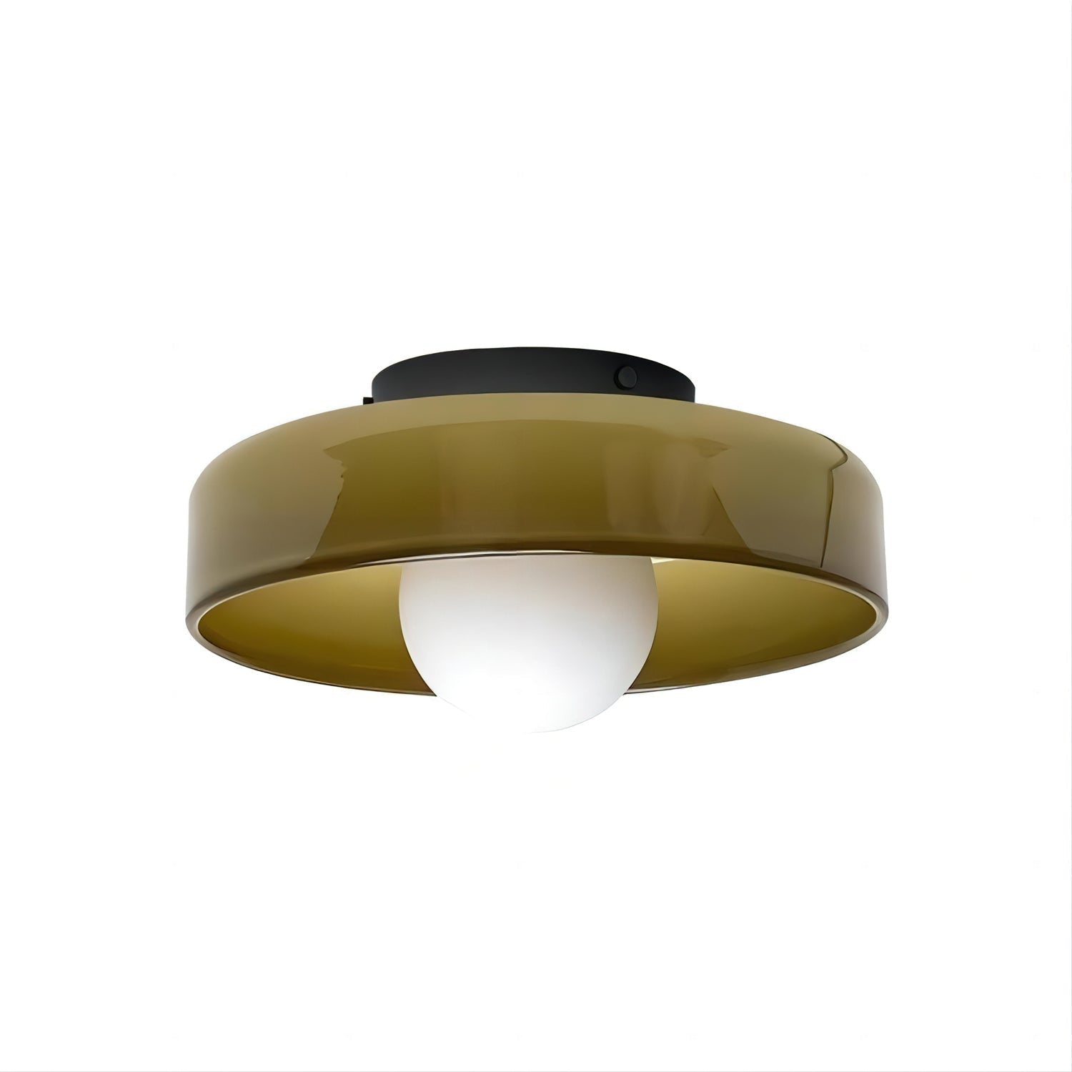 Diroxen Ceiling Lamp Orange Ring Playful Sculptural