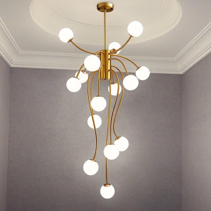 Astralyn Brass Globe Chandelier