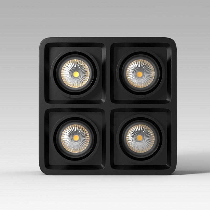 Solara Spotlight Surface Mount Twin LED Angular Minimalist - Neutral Decor
