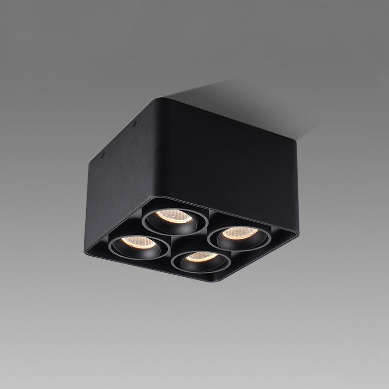 Solara Spotlight Surface Mount Twin LED Angular Minimalist - Neutral Decor
