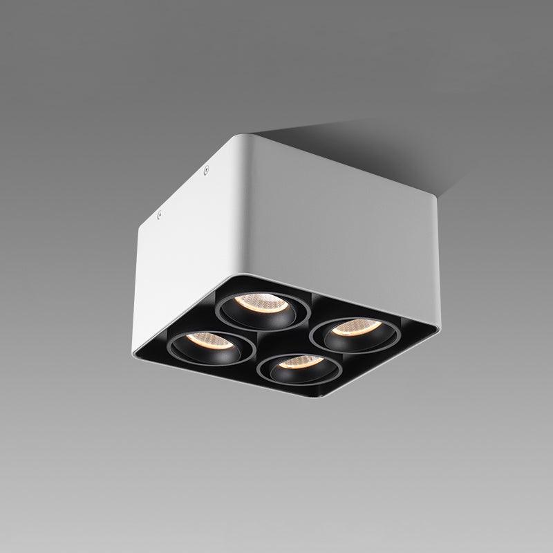 Solara Spotlight Surface Mount Twin LED Angular Minimalist - Neutral Decor