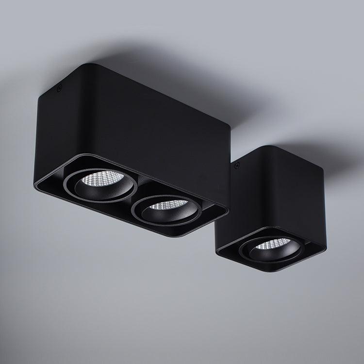 Solara Spotlight Surface Mount Twin LED Angular Minimalist