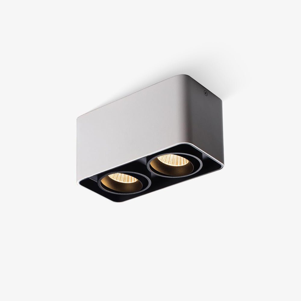 Solara Spotlight Surface Mount Twin LED Angular Minimalist