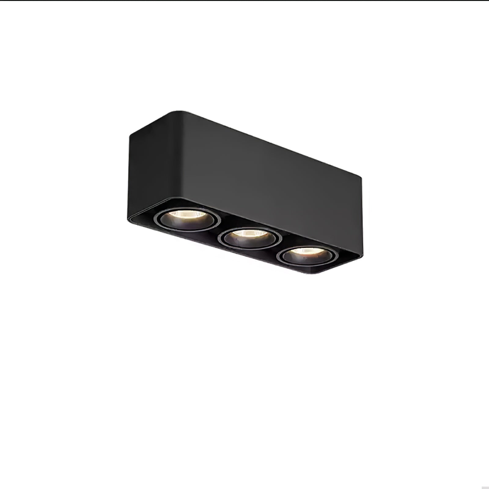 Solara Spotlight Surface Mount Twin LED Angular Minimalist - Neutral Decor