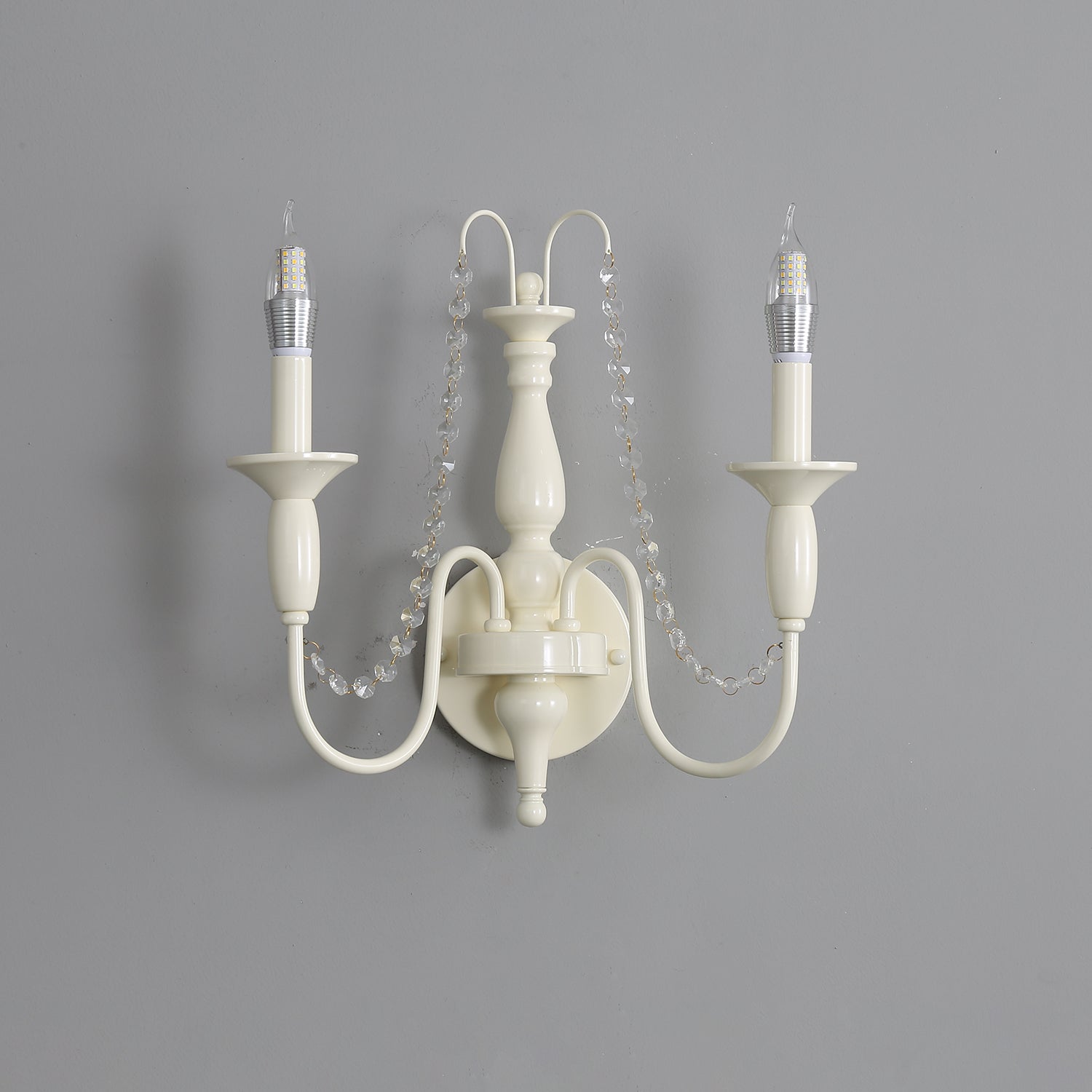 Vatalisra Vintage Industrial Glass Wall Lamp