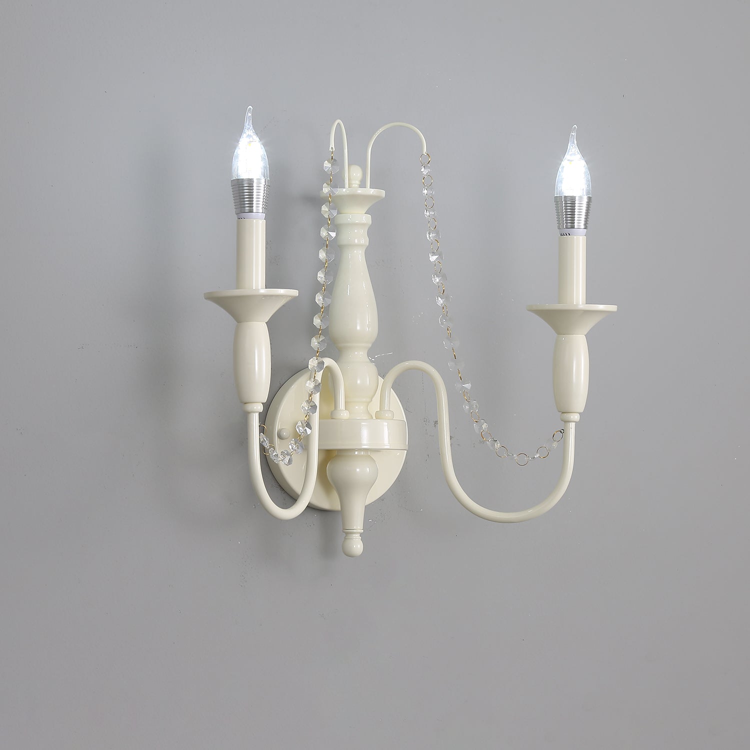 Vatalisra Vintage Industrial Glass Wall Lamp
