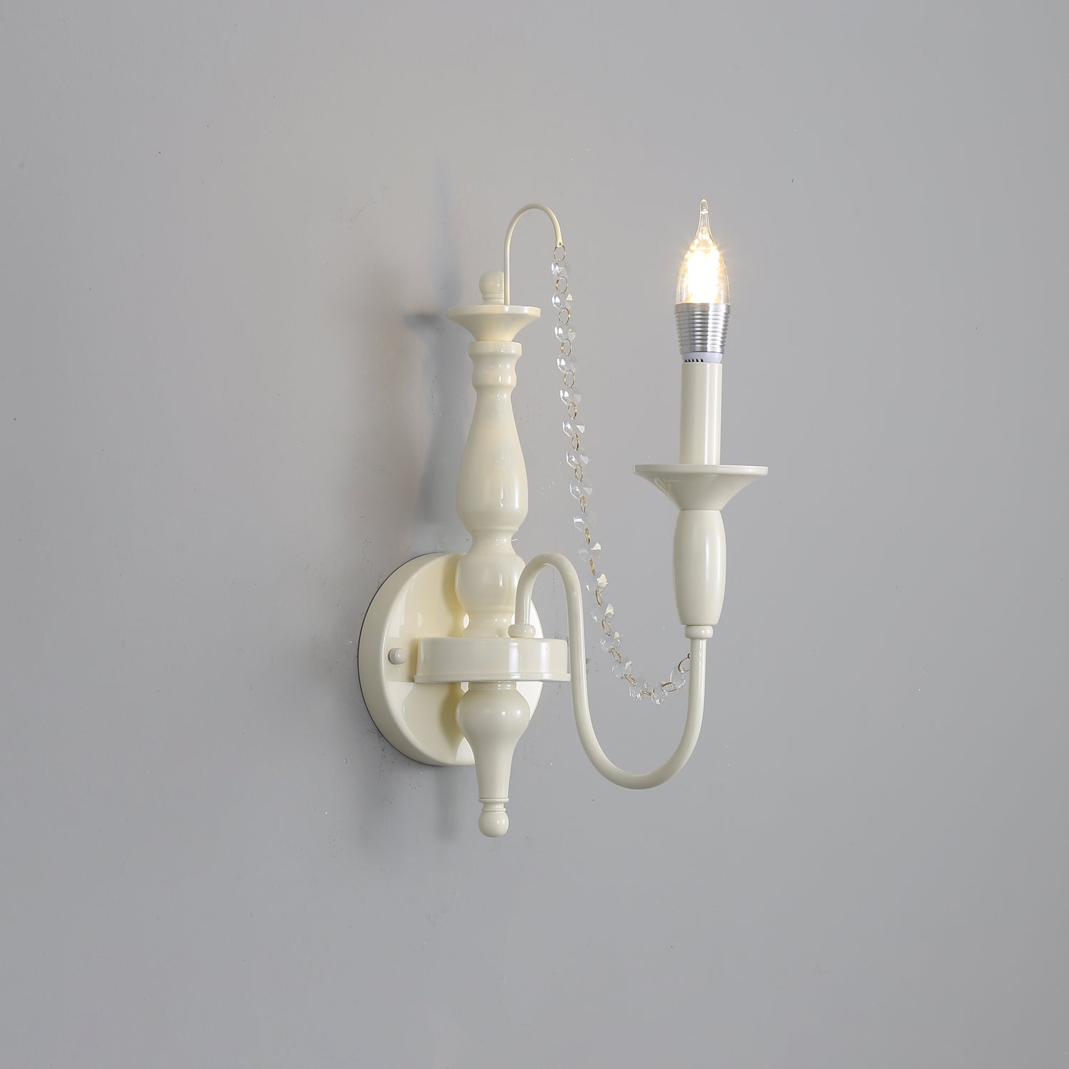 Vatalisra Vintage Industrial Glass Wall Lamp