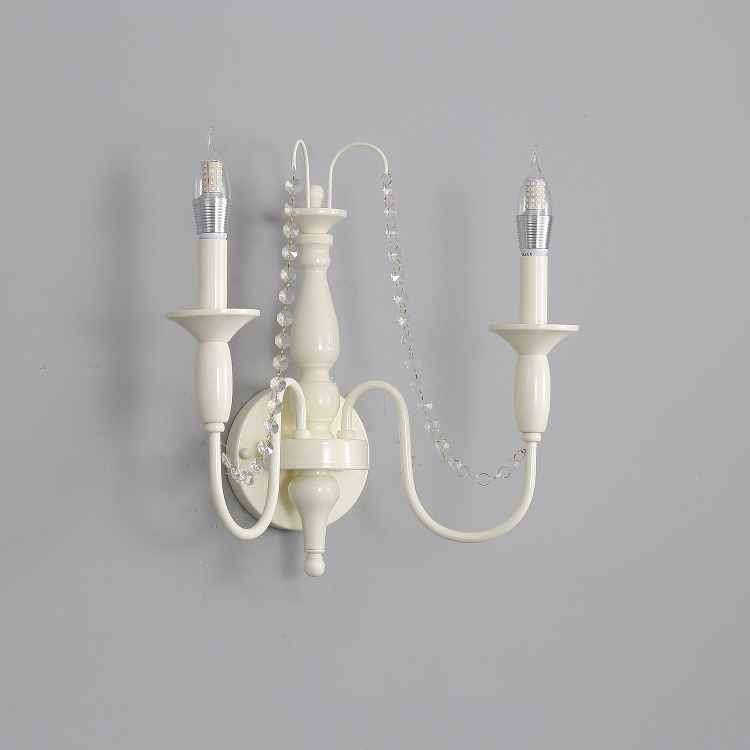 Vatalisra Vintage Industrial Glass Wall Lamp