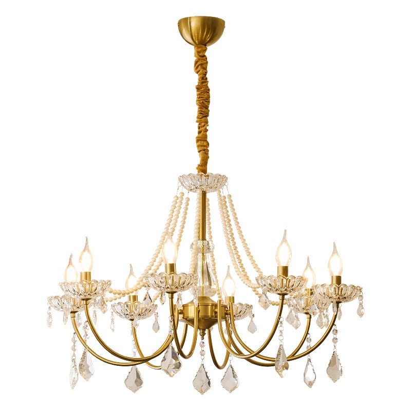 Cevaris Postmodern Luxury Pearl Glass Chandelier