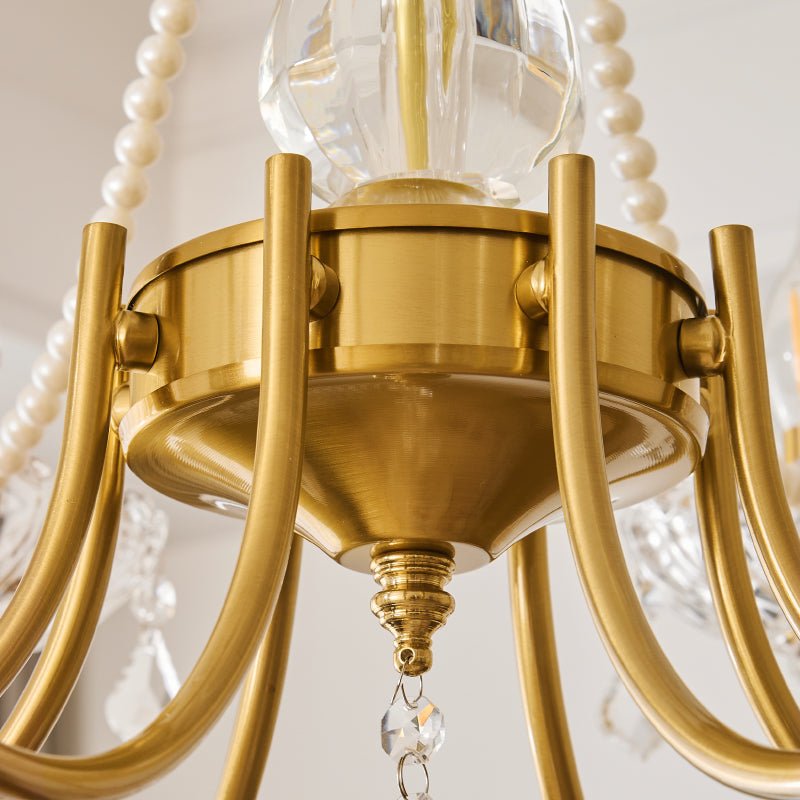 Cevaris Postmodern Luxury Pearl Glass Chandelier