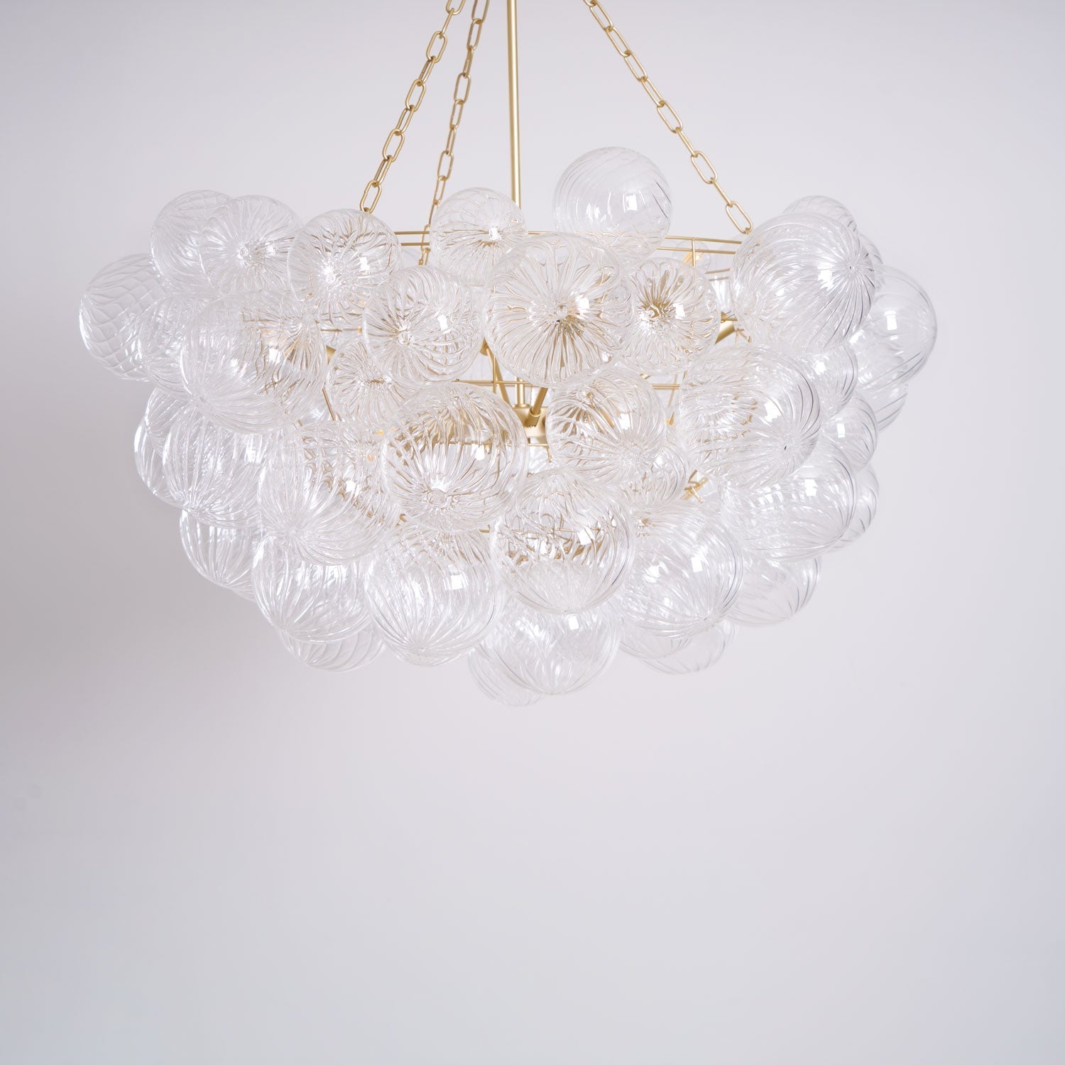 Aurora Chandelier Glass Ball Bubble Modern - Neutral Decor